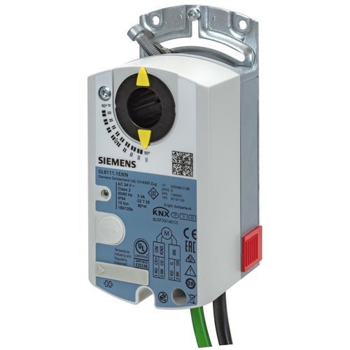 Actionneur de registre mécanique - GLB111.1E/KN - Siemens Building Technology HVAC Products - rotatif / IP54 / réglable