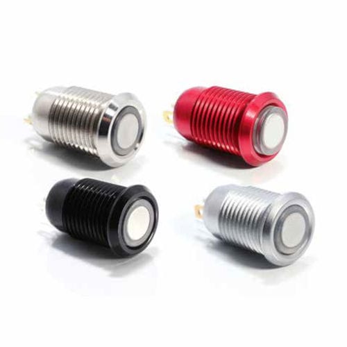Bouton poussoir tactile - W12M/WS12M/WG12M series - LUMEX - étanche à l'eau / IP67 / en métal
