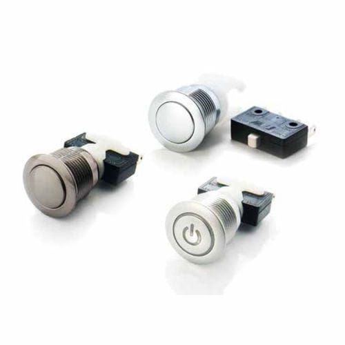 Bouton poussoir tactile - WH57M series - LUMEX - étanche à l'eau / IP67 / en métal