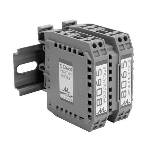 Module de traitement de signal pour mesure de vibrations - MTN/8065   - Monitran - sur rail DIN
