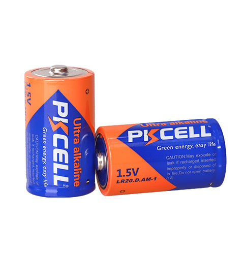 Batterie alcaline - LR20  - Shenzhen PKCELL Battery Co. Ltd - type D / 1.5 V / UL