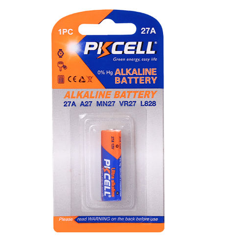 Batterie alcaline - 12V 27A - Shenzhen PKCELL Battery Co. Ltd - cylindrique / 12 V / UL