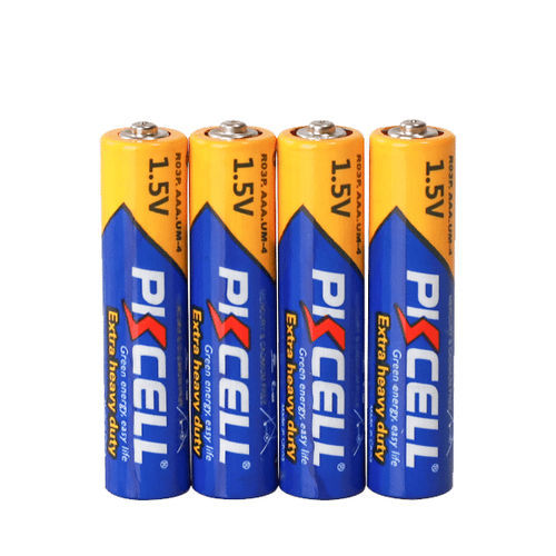 Batterie zinc-carbone - R03P - Shenzhen PKCELL Battery Co. Ltd - type AAA / 1.5 V / UL
