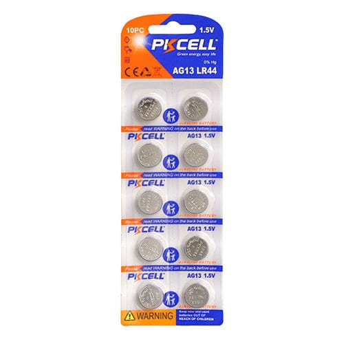 Batterie alcaline - AG13 - Shenzhen PKCELL Battery Co. Ltd - ronde / CE / UL