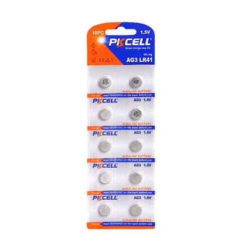 Batterie alcaline - AG3/LR41 - Shenzhen PKCELL Battery Co. Ltd - ronde / pour applications médicales / CE
