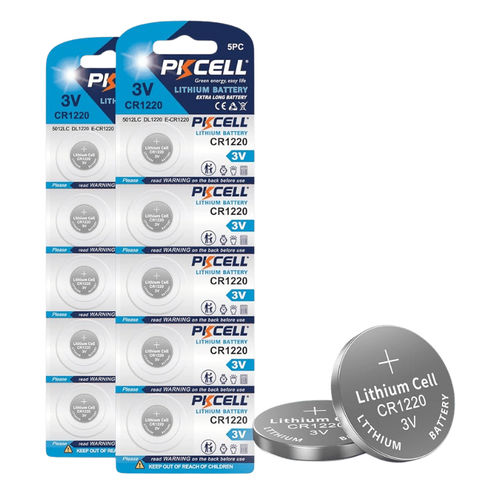 Batterie lithium-dioxyde de manganèse - 1220 - Shenzhen PKCELL Battery Co. Ltd - CR / 3 V / pour applications médicales