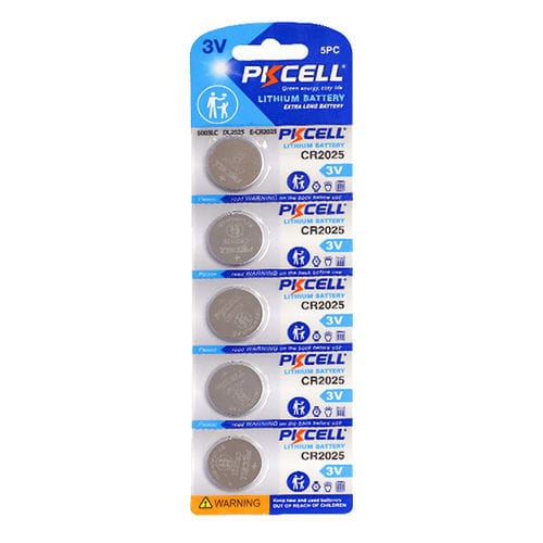 Batterie lithium-dioxyde de manganèse - 2025 - Shenzhen PKCELL Battery Co. Ltd - ronde / CR / 3 V
