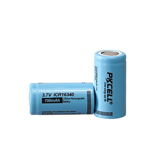 Batterie Li-ion - ICR16340 - Shenzhen PKCELL Battery Co. Ltd - cylindrique / 3 V / CE