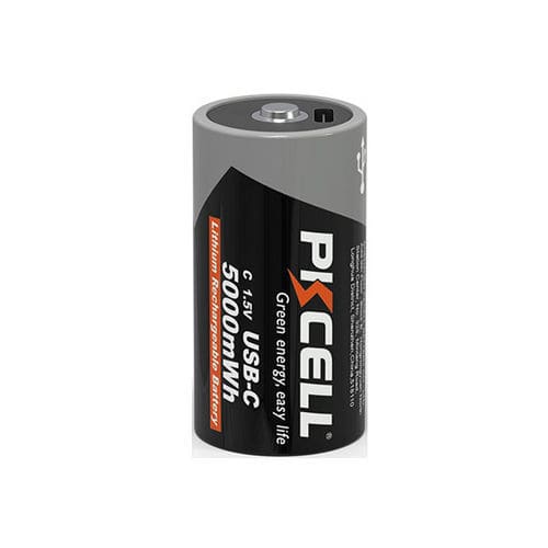 Pile rechargeable lithium - Shenzhen PKCELL Battery Co. Ltd - type C / 1.5 V / pour alimentation de secours
