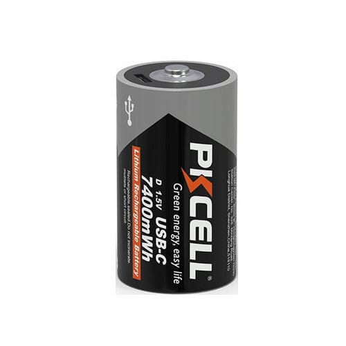 Pile rechargeable lithium - Shenzhen PKCELL Battery Co. Ltd - type D / 1.5 V / professionnelle