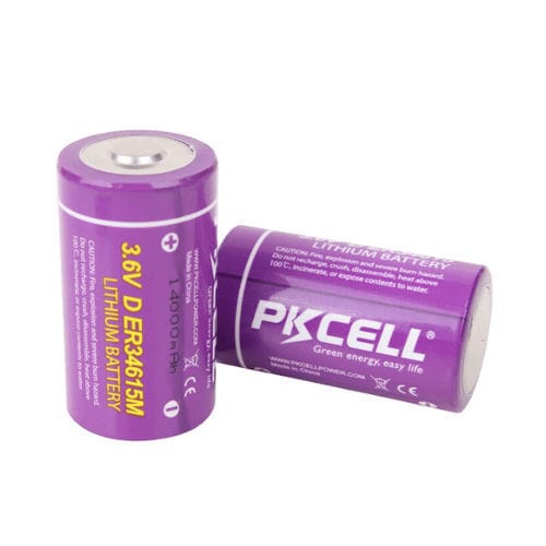 Batterie lithium-chlorure de thionyle - ER34615M - Shenzhen PKCELL Battery Co. Ltd - cylindrique / 3 V / industrielle
