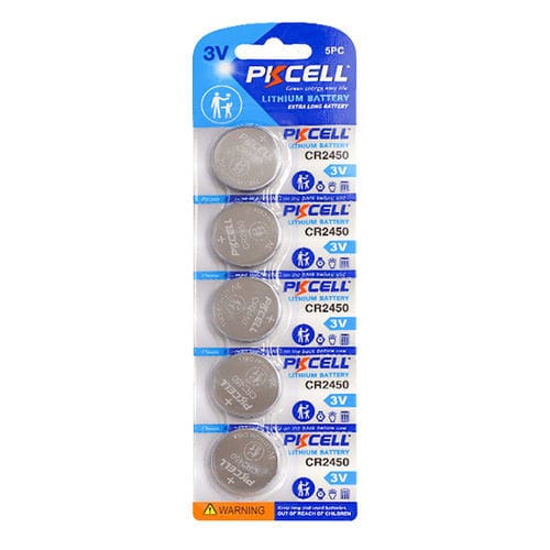 Batterie lithium-dioxyde de manganèse - 2450 - Shenzhen PKCELL Battery Co. Ltd - ronde / CR / 3 V