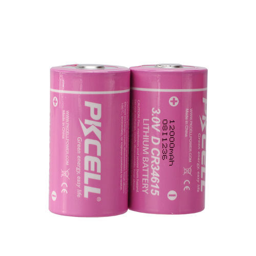 Batterie lithium-dioxyde de manganèse - CR34615 - Shenzhen PKCELL Battery Co. Ltd - cylindrique / 3 V / IEC