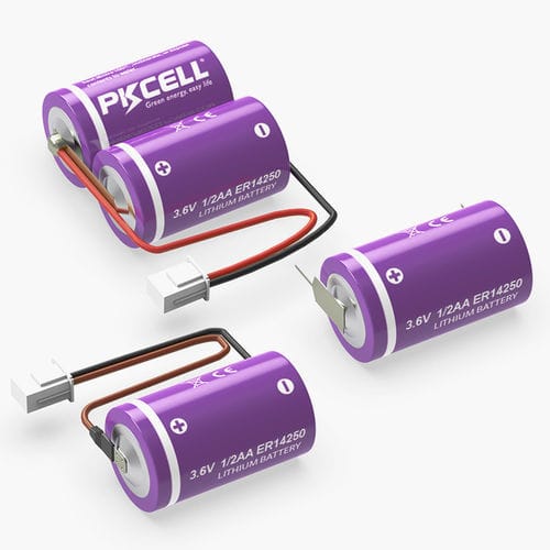 Batterie lithium-chlorure de thionyle - ER14250 - Shenzhen PKCELL Battery Co. Ltd - cylindrique / type 1/2AA / 3 V