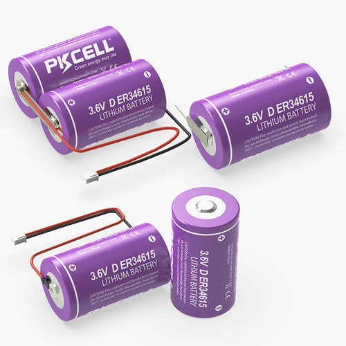 Batterie lithium-chlorure de thionyle - ER34615 - Shenzhen PKCELL Battery Co. Ltd - cylindrique / 3 V / industrielle