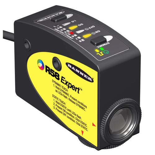 Détecteur de contraste rectangulaire - R58 SERIES - BANNER ENGINEERING CORP. - RGB / durci / IP67