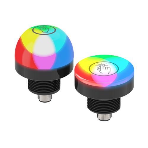Bouton poussoir pick-to-light -  K50 PRO Touch Series - BANNER ENGINEERING CORP. - capacitif / IP67 / IP69K