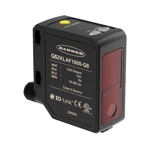 Capteur de distance laser - Q5Z - BANNER ENGINEERING CORP. - IO-Link / connecteur M12 / de précision