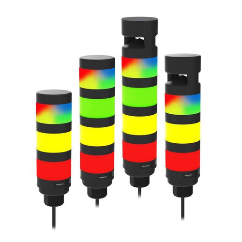 Colonne lumineuse à LED - TL50 Pro Series - BANNER ENGINEERING CORP. - à 3 couleurs / à 4 couleurs / IP65