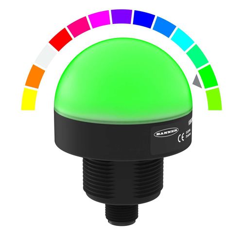 Indicateur lumineux permanent - K50 Pro Select  - BANNER ENGINEERING CORP. - à LED / fileté / IP66