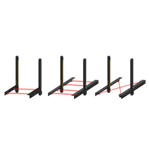 Barrière immatérielle avec inhibition - S4B Series - BANNER ENGINEERING CORP. - de sécurité / multifaisceau / type barrage