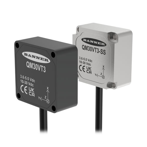 Capteur de vibrations 3 axes - QM30VT - BANNER ENGINEERING CORP. - pour moteur / pour compresseur / pour la maintenance préventive