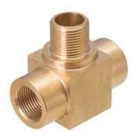 Raccord hydraulique - KROMA MEC SRL - à visser / en T / en laiton nickelé