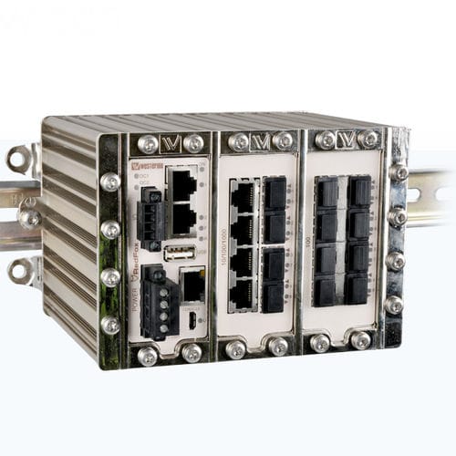 Commutateur Ethernet administrable - RFI-219-F4G-T7G-F8 - Westermo - 19 ports / gigabit / de niveau 3