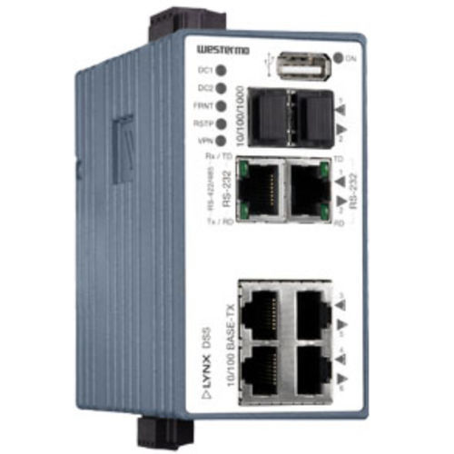 Commutateur Ethernet administrable - L208-F2G-S2 - Westermo - 6 ports / de niveau 3 / sur rail DIN
