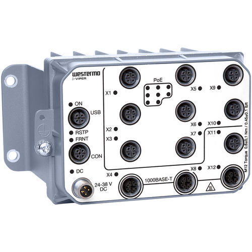 Commutateur Ethernet administrable - Viper-112A-T3G-P8-LV - Westermo - 12 ports / gigabit / intégré