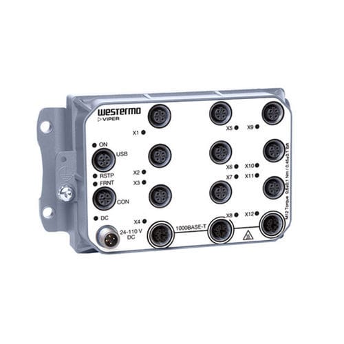 Commutateur Ethernet administrable - Viper-112A-T3G - Westermo - 12 ports / gigabit / en châssis