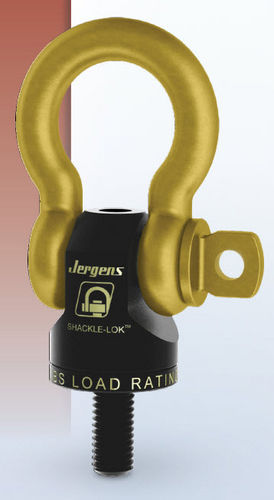 Anneau de levage articulé - Shackle-Lok™ series - Jergens, Inc. - tournant à 360° / pivotant à 180° / à visser