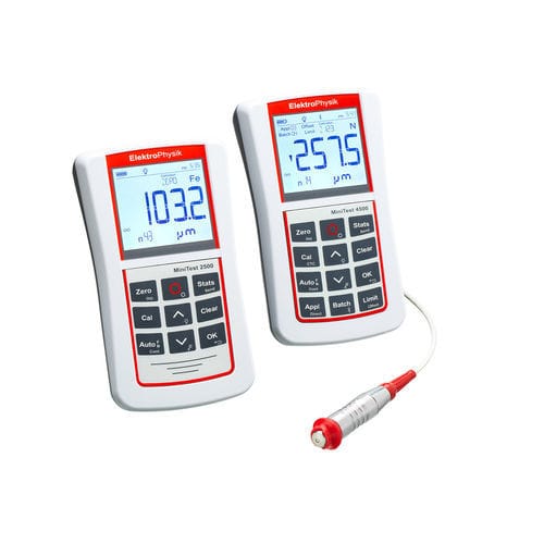 Mesureur d'épaisseur de revêtement - MiniTest 2500-4500 - ElektroPhysik Dr. Steingroever GmbH & Co. KG - de cuivre / portable / à courant de Foucault