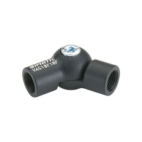 Rotule angulaire - VAC series - GIMATIC - d'angle / en métal / filetée