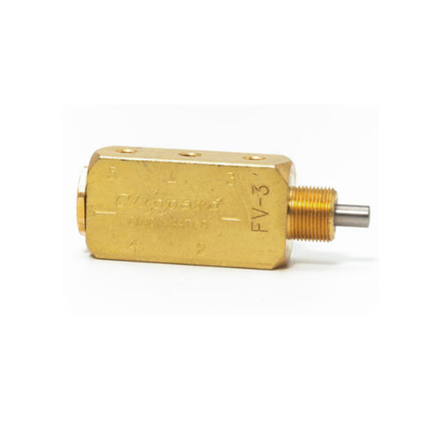 Vanne à tige relevable - FV series  - Clippard - à piston / à commande pneumatique / filetée