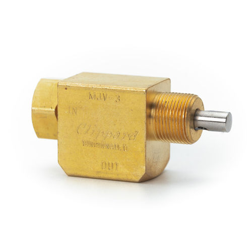 Vanne à piston - Stem Valves – MJV Series - Clippard - pneumatique / pour l'eau / pour huile