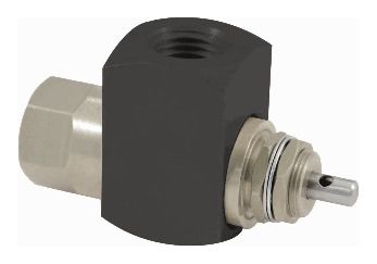 Distributeur hydraulique à clapet - CR-GV-2 - Clippard - avec actionnement manuel / 2 voies / normalement fermé