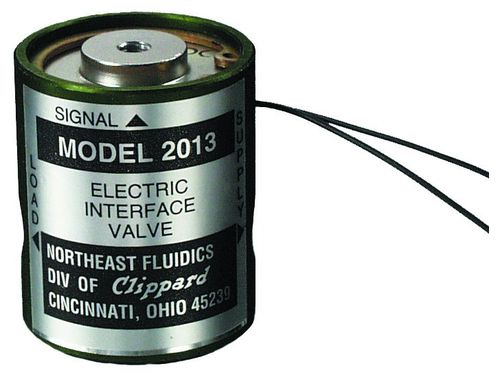 Électrovanne à commande assistée - 2013-6 - Clippard - 3 voies / NF / NO