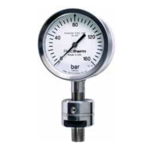 Séparateur à membrane avec fixation par bride - DSU - British Rototherm Co. Ltd - avec raccord fileté / pour manomètre / de process