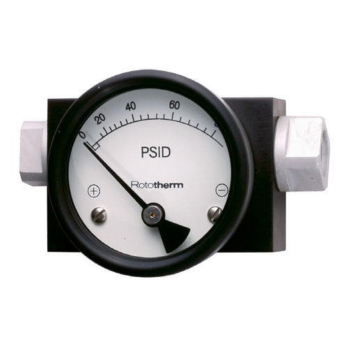 Manomètre différentiel - 200DPG - British Rototherm Co. Ltd - à cadran / fileté / à montage sur panneau