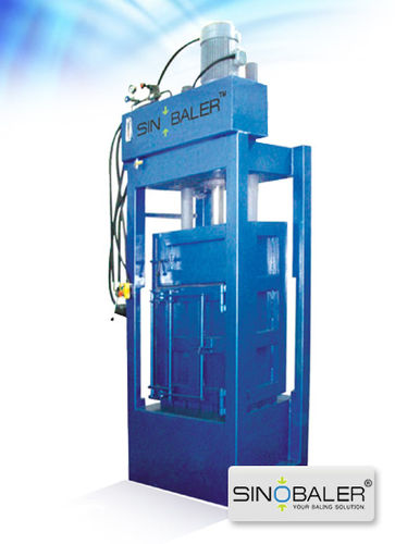 Presse à balles pour textiles - SVBT2-F1-x00 series - SINOSPECT INDUSTRIAL CO.,LTD - verticale / à chargement frontal / compacte