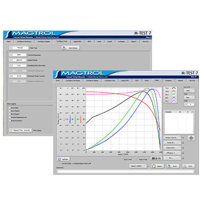 Logiciel pour test de matériau - M-TEST 7 - MAGTROL - d'acquisition de données / pour moteur / pour dynamomètre