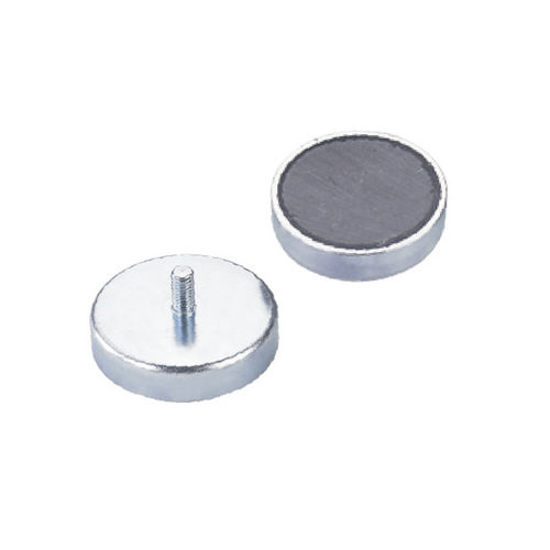 Aimant en ferrite - SWF3 series - NINGBO SOUWEST MAGNETECH DEVELOPMENT CO.,LTD - de maintien / avec filetage mâle