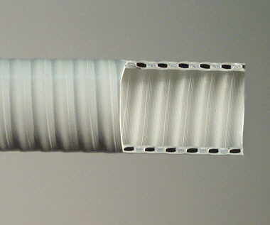 Tuyau flexible en PVC - KA-GH-PU 7288 - VACUFLEX GmbH - à double paroi