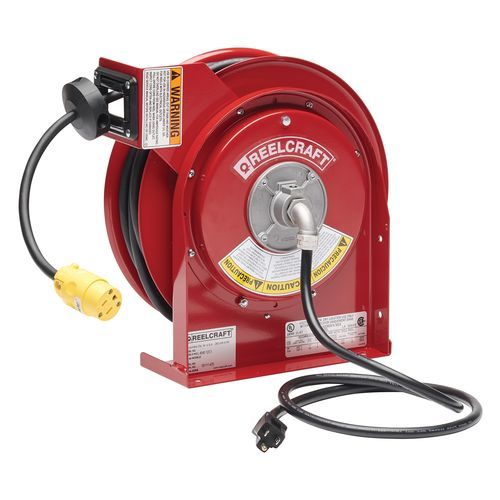 Enrouleur de câbles - L 4050 163 3 - Reelcraft Industries, Inc. - à rappel automatique / fixe / en acier