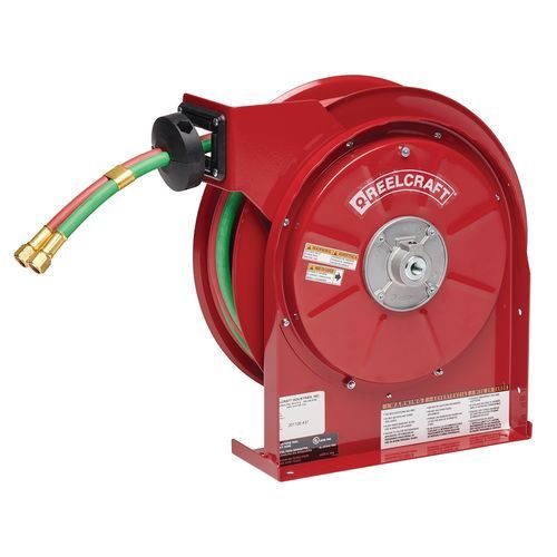 Enrouleur de tuyau - TW5425 OLPT - Reelcraft Industries, Inc. - à rappel automatique / pour poste de soudage / sur étrier