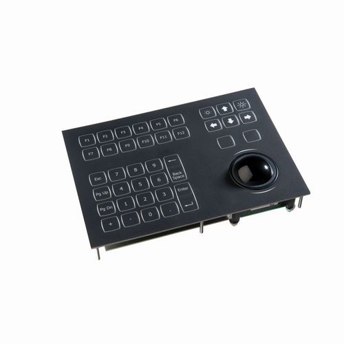 Clavier encastrable - KSML38 series - NSI - à touches mécaniques / 38 touches / avec trackball