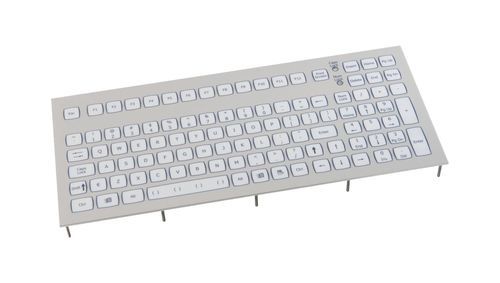 Clavier encastrable - KST102 - NSI - à membrane / 103 touches / pour panneau de commande