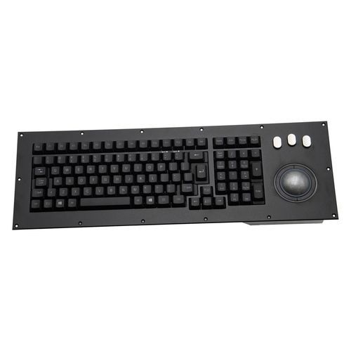 Clavier encastrable - MKBL107 - NSI - à touches mécaniques / avec trackball / MIL-STD-461G