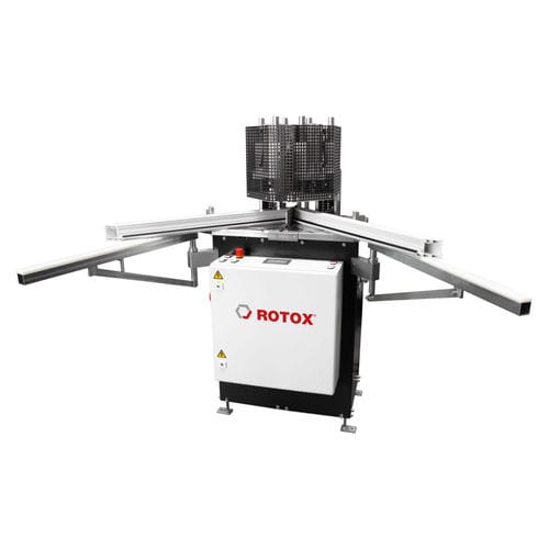 Machine de soudage par coin chauffant - SEK 50 series - ROTOX GmbH - contrôlée par PLC / pour profilés / pour PVC